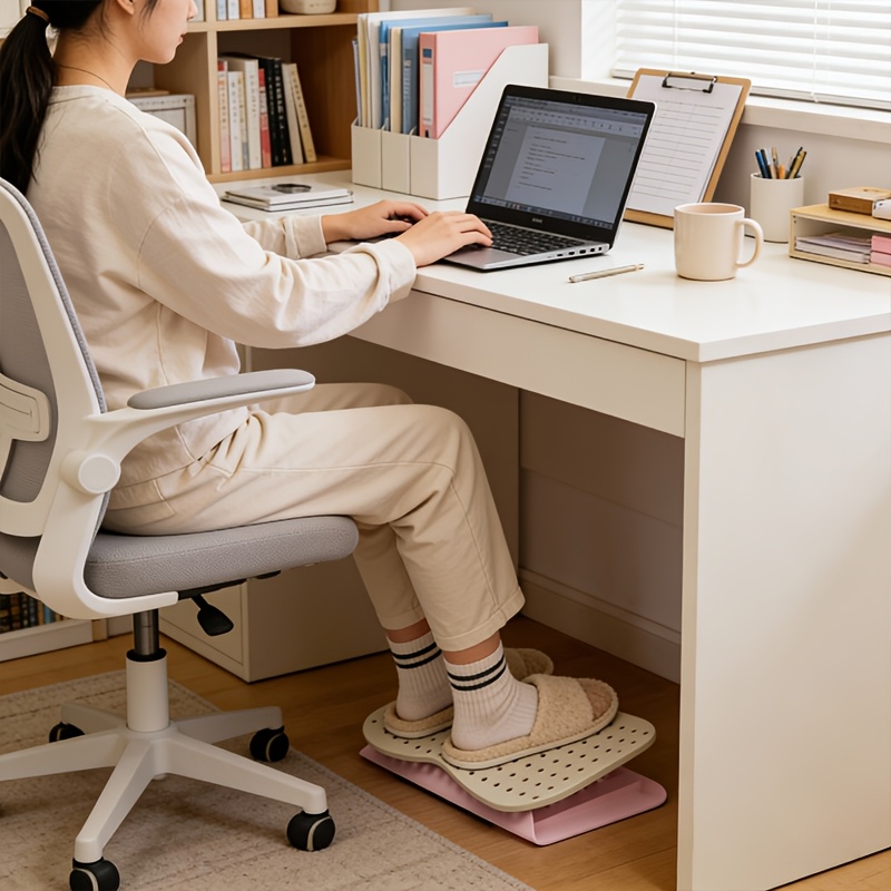 Portable Hole Studded Footrest - Footrest Under Desk recension och pris