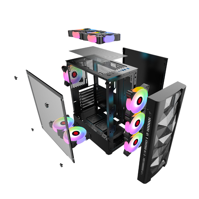 Gaming PC Case Tempered Glass  - Esports Gaming Pc Build recension och pris