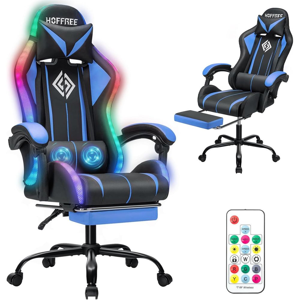 LED Gaming Chair with Massage  - Video Gaming & Esports Usd Acc recension och pris
